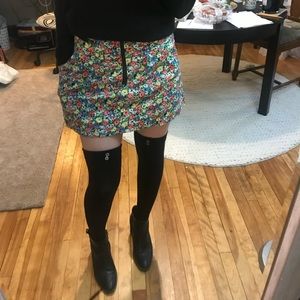Minkpink floral mini skirt with pockets